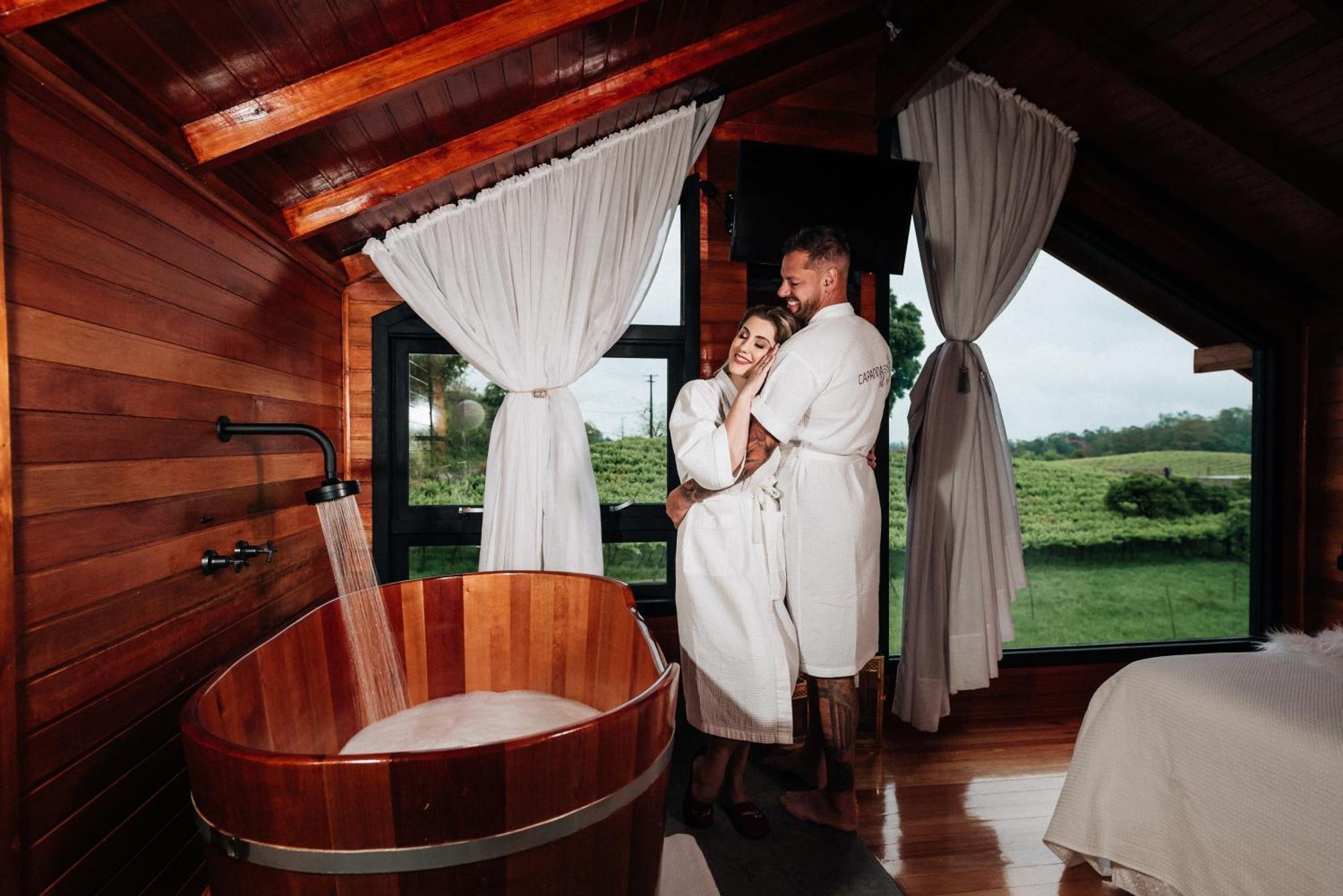 Capanna Del Vale - Um Refugio No Vale Dos Vinhedos Com Experiencia Exclusiva De Degustacao Na Vinicola Dom Candido Bento Gonçalves Exteriör bild